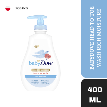 Dove Baby Head to Toe Wash Rich Moisture (Imported )(UI) 400ml