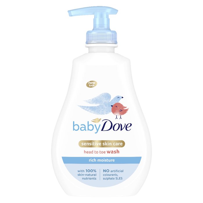 Dove Baby Head to Toe Wash Rich Moisture (Imported )(UI) 400ml