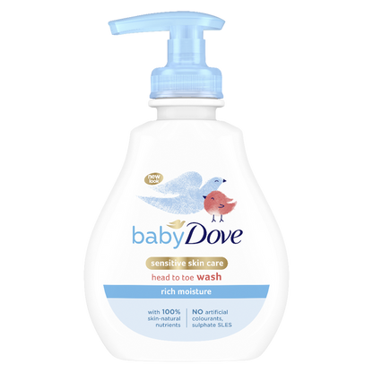 Dove Baby Head to Toe Wash Rich Moisture(Imported )(UI) 200ml