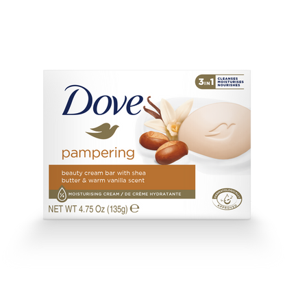 Dove Beauty Bar Soap Pampering Shea Butter (Imported )(UI)135g