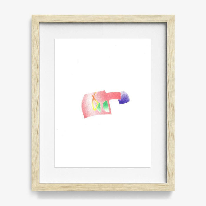 12 x 9 inches | Original Work / Natural / Float