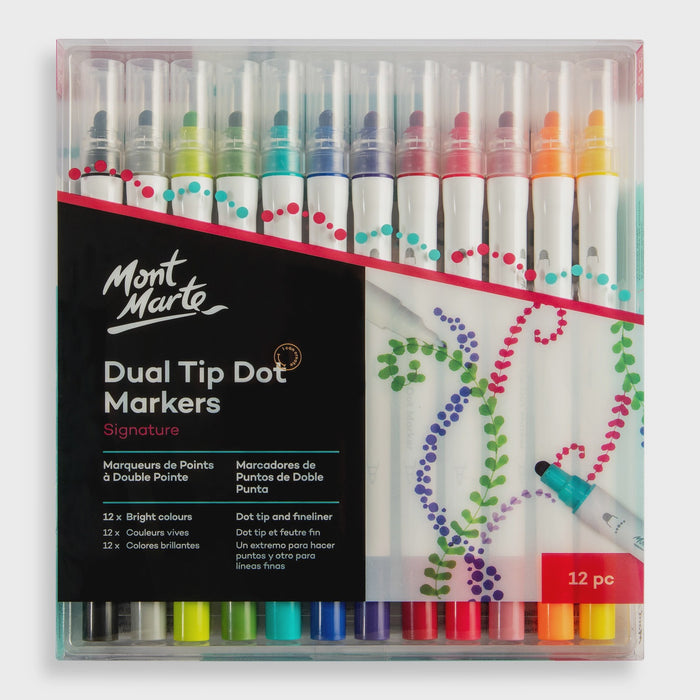 Dual Tip Dot Markers Signature 12pc