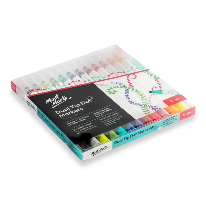 Dual Tip Dot Markers Signature 12pc