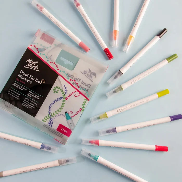 Dual Tip Dot Markers Signature 12pc