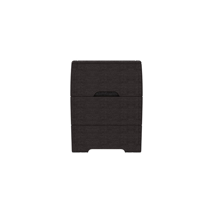 Durasheds Duramax 71 Gallon Outdoor Resin Deck Box, Garden Furniture Organizer Brown