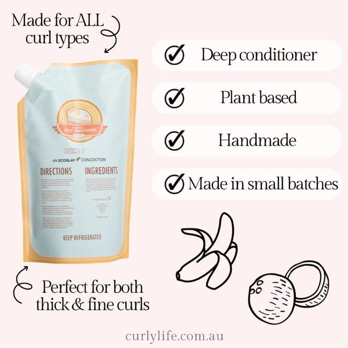 Ecoslay Banana Cream Deep Conditioner (8oz/227ml)