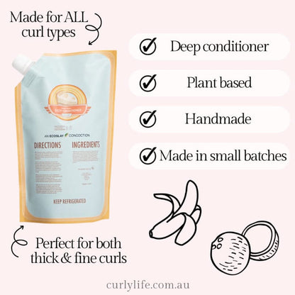 Ecoslay Banana Cream Deep Conditioner (8oz/227ml)