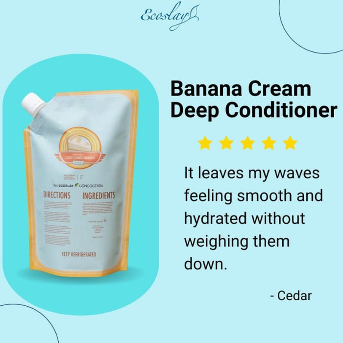 Ecoslay Banana Cream Deep Conditioner (8oz/227ml)