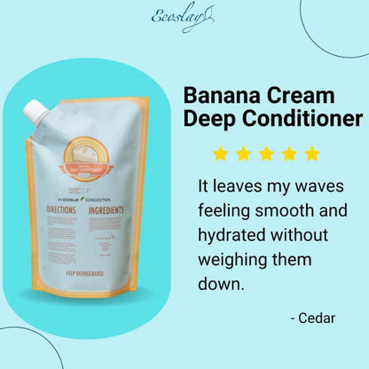 Ecoslay Banana Cream Deep Conditioner (8oz/227ml)