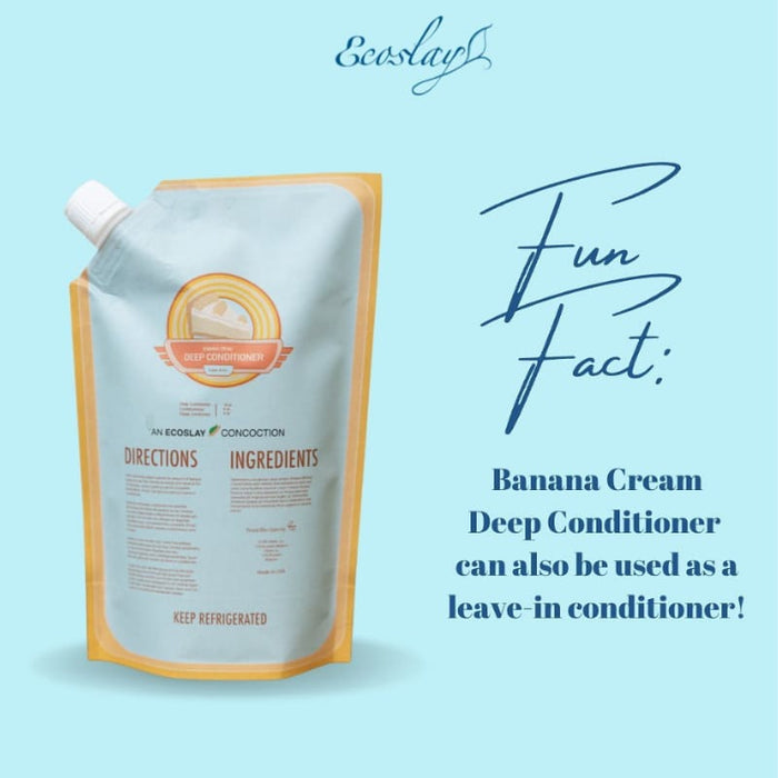 Ecoslay Banana Cream Deep Conditioner (8oz/227ml)