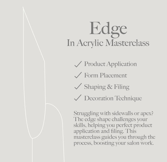 Edge Shape in Acrylic Masterclass