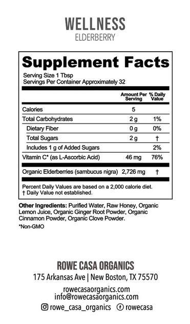 ELDERBERRY IMMUNE SUPPORT | 16 oz - Elegant Mommy