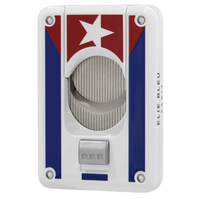 Elie Bleu Cuban Flag Double Blade Cutter