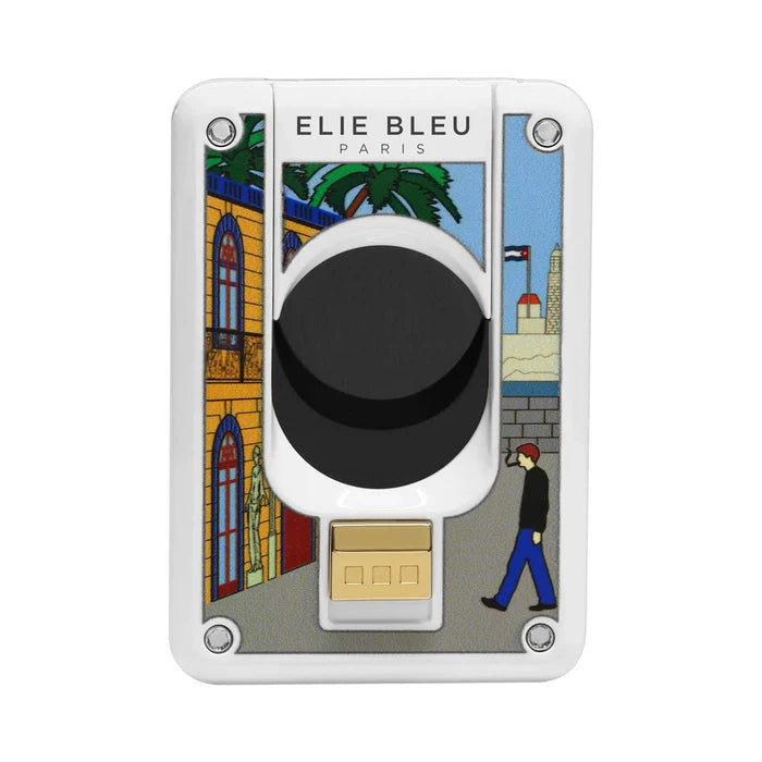 Elie Bleu Limited Edition Casa Cubana White & Gold Double Blade Cutter