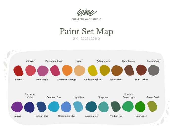 Elizabeth Wade Studio Watercolor Paint Set