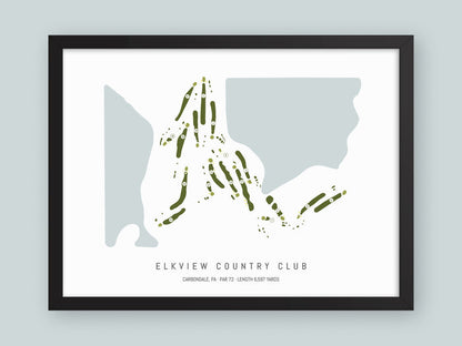 Elkview-Country-Club-PA--Black-Frame-24x18-With-Hole-Numbers