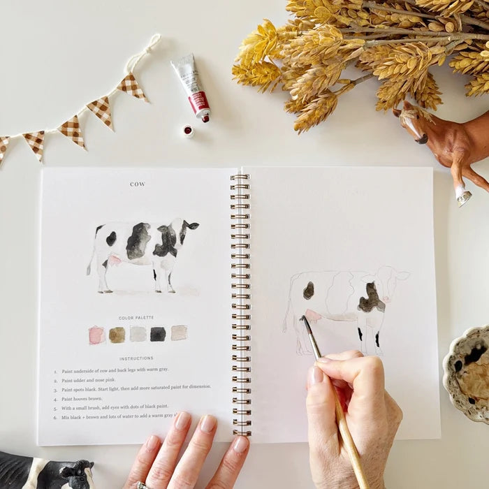 Emily Lex Farm Watercolor Workbook