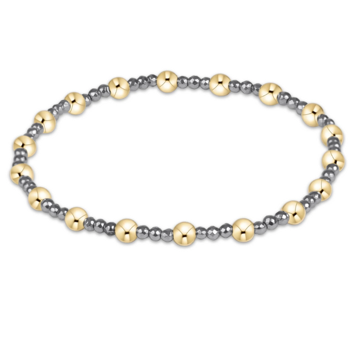 Enewton Sincerity 2mm Bracelet Faceted Silver Hematite Bracelets in at Wrapsody