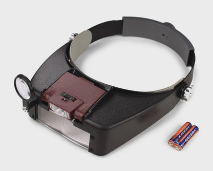 Enkay Adjustable LED Lighted Magnifying Visor