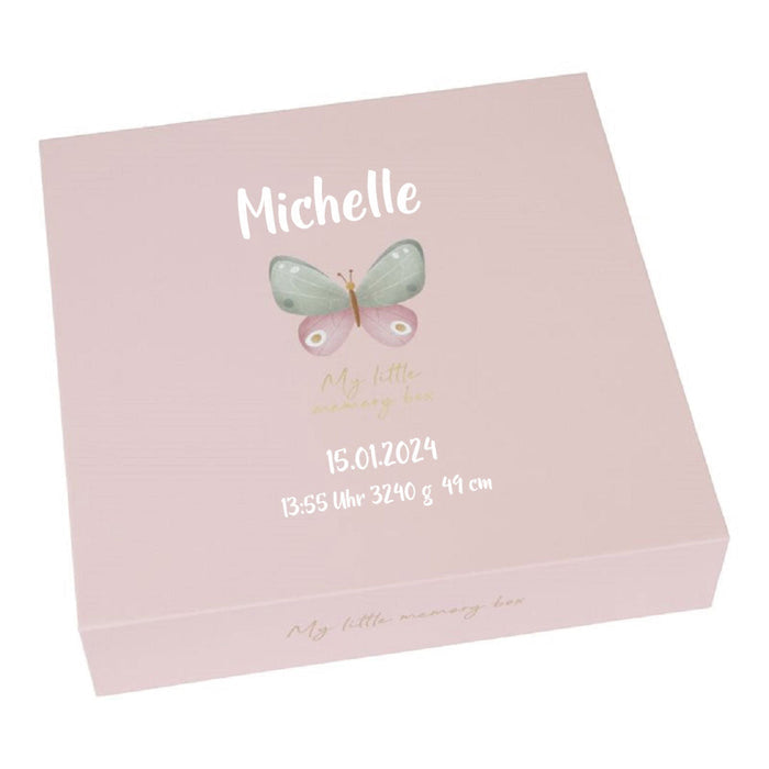 Erinnerungsbox Flowers & Butterflies – Baby-Erinnerungen