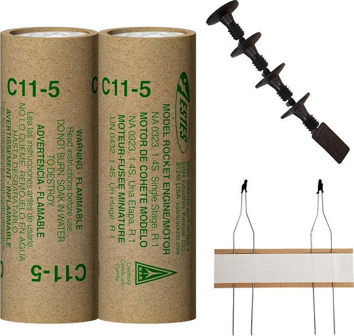 C11-5 Model Rocket Engines, (2pk)