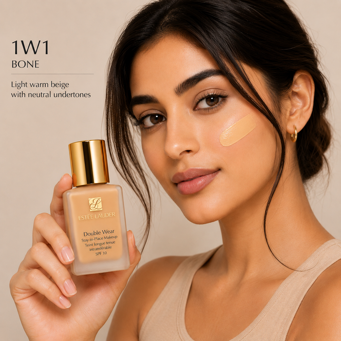 Estee Lauder Double Wear Stay-In-Place Makeup Foundation 1W1 Bone-30ml