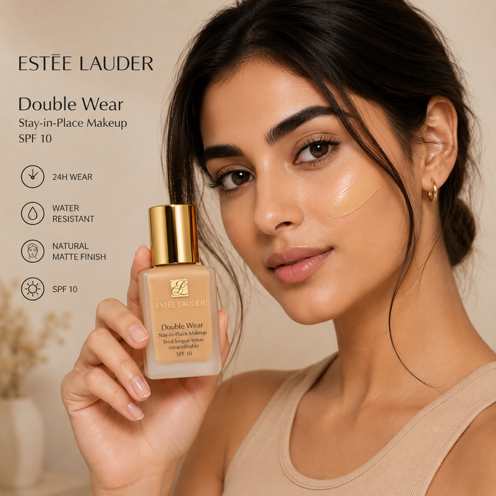 Estee Lauder Double Wear Stay-In-Place Makeup Foundation 1W1 Bone-30ml