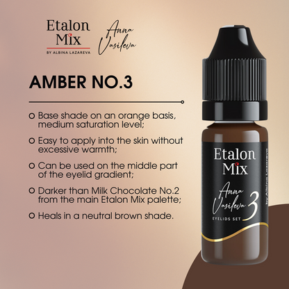 Etalon Mix Amber №3 by Anna Vasileva 10ml Supreme Permanent