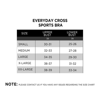 Everyday Cross Sports Bra - IRONGEAR Fitness