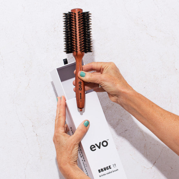 Evo BRUCE 28mm Natural Bristle Radial Brush