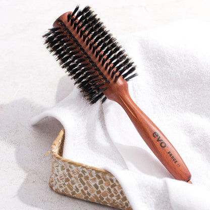 Evo BRUCE 28mm Natural Bristle Radial Brush