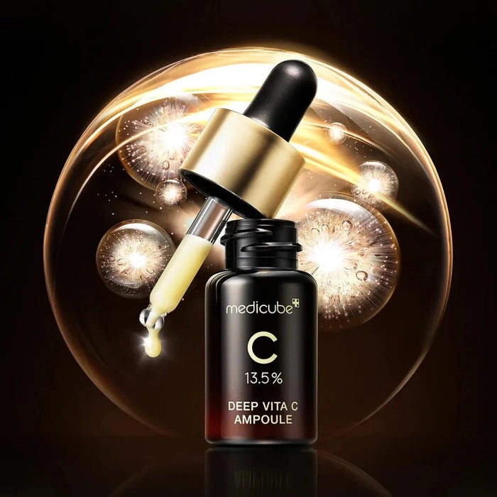 Medicube Deep Vita C Ampoule (10g x 3pc) أمبولات ميديكوب ديب فيتا سي - Princess Cosmetics Qatar