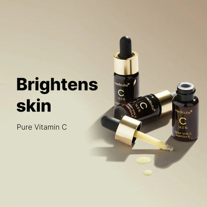 Medicube Deep Vita C Ampoule (10g x 3pc) أمبولات ميديكوب ديب فيتا سي - Princess Cosmetics Qatar