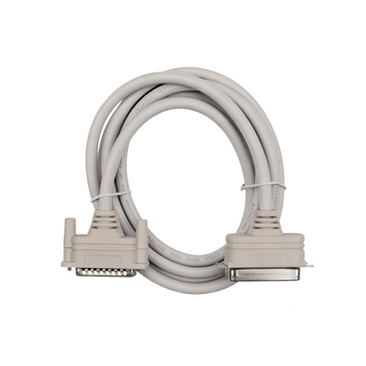 External Printer Cable, SKU Mitutoyo-12AAA804, three quarter front view