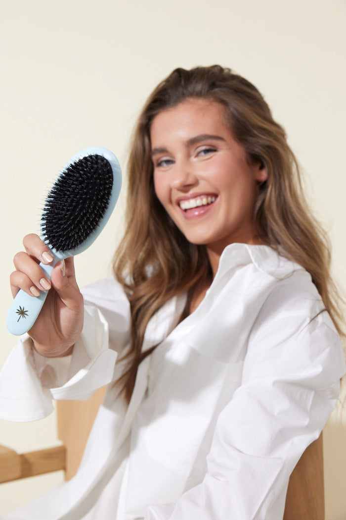 Fan Palm Brush Medium Maldives Anti klit Anti Pluis Glans Alle Haartypes Care For Hair