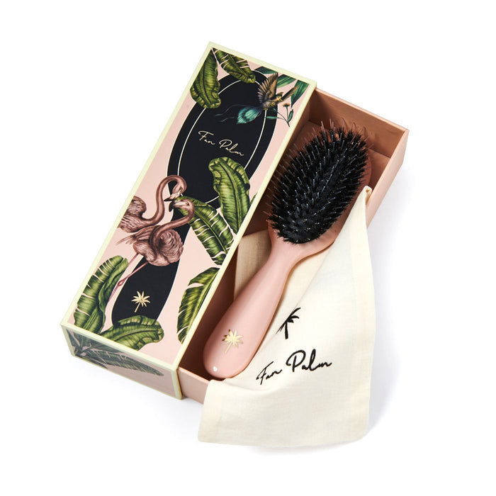 De Fan Palm Brush Small Paradise Antiklit Anti Pluis Alle Haartypes Care For Hair