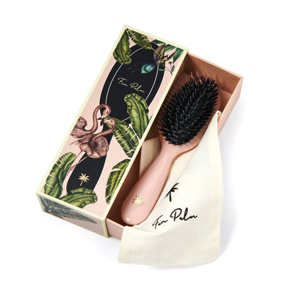 De Fan Palm Brush Small Paradise Antiklit Anti Pluis Alle Haartypes Care For Hair