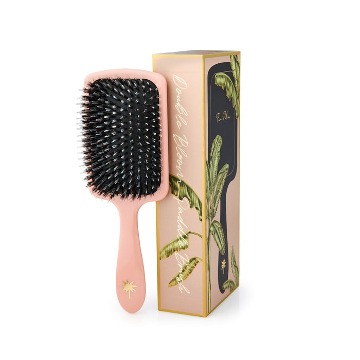 Fan Palm Paddle Brush Rose Roze Glitter Care For Hair