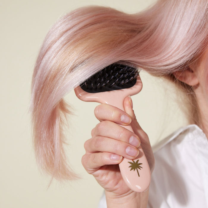 Fan Palm Paddle Brush Large Antiklit Glans Care For Hair
