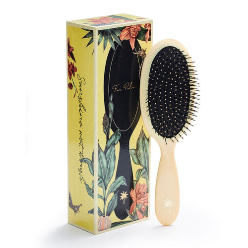 Fan Palm Wet Brush Medium Sunshine Speciaal voor nat haar Ontklit CFH