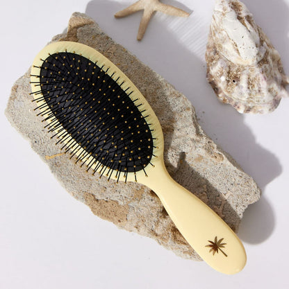 Fan Palm Wet Brush Medium Sunshine Speciaal voor nat haar Ontklit Care For Hair