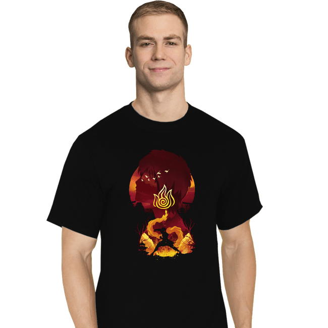 Daily_Deal_Shirts T-Shirts, Tall / Large / Black Firebender