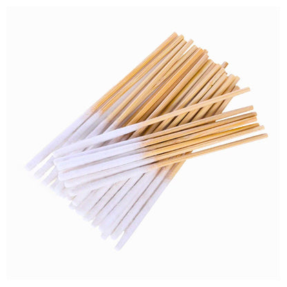 FLEX Beauty Wooden Long Cotton Applicators - 60pc - The Beauty House Shop