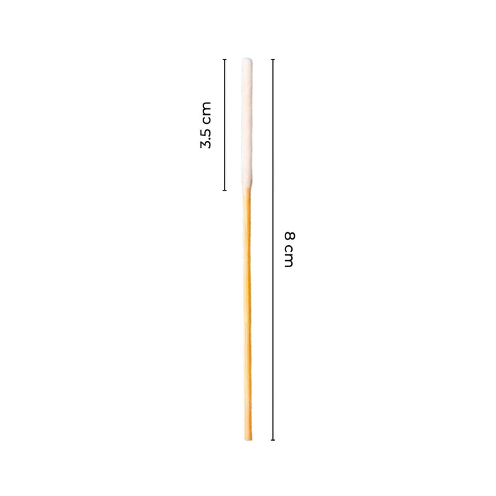 FLEX Beauty Wooden Long Cotton Applicators - 60pc