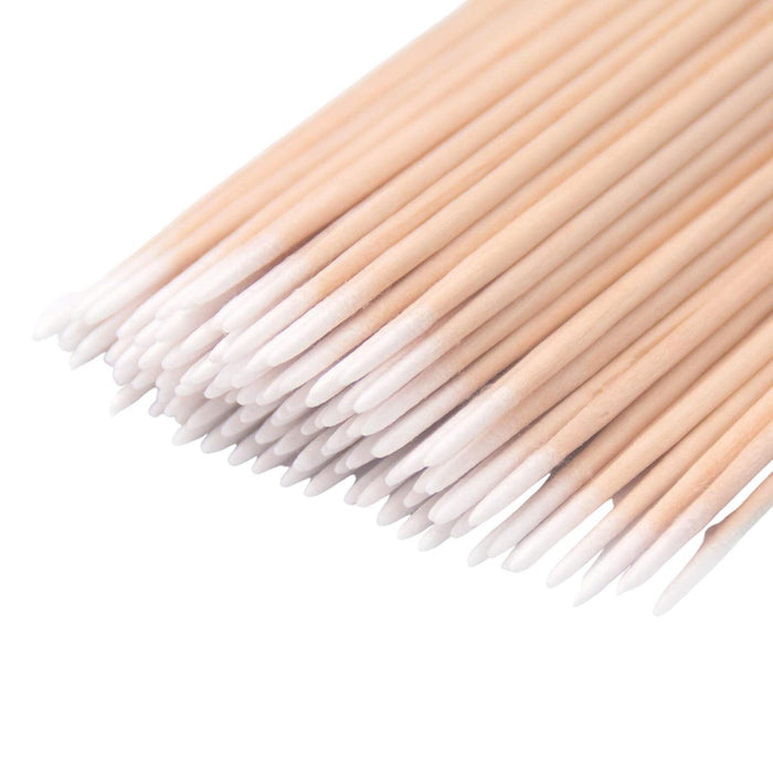 FLEX Beauty Wooden Pointed Cotton Applicators - 100pc - The Beauty House Shop