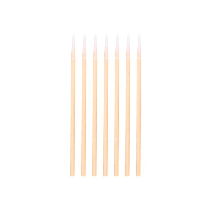 FLEX Beauty Wooden Pointed Cotton Applicators - 100pc