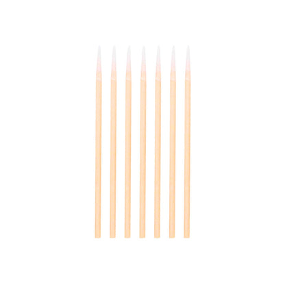 FLEX Beauty Wooden Pointed Cotton Applicators - 100pc
