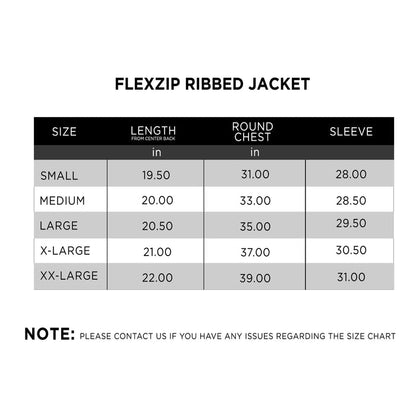 FlexZip Ribbed Jacket - IRONGEAR Fitness