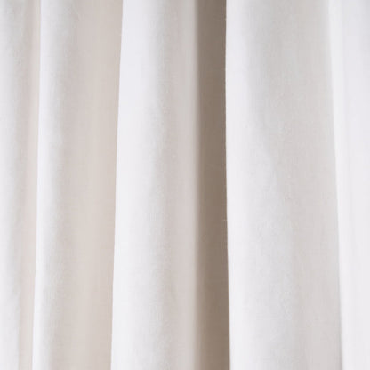 Flour Curtain, soft white textured fabric, made-to-order and manufactured in the USA with short lead times