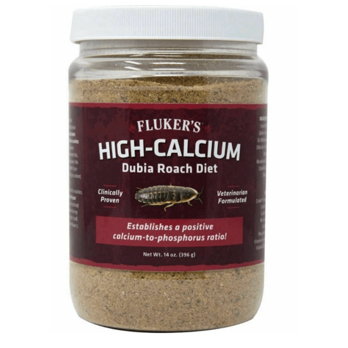 Flukers Dubia Roach High Calcium Diet 14 oz.:Jungle Bob's Reptile World